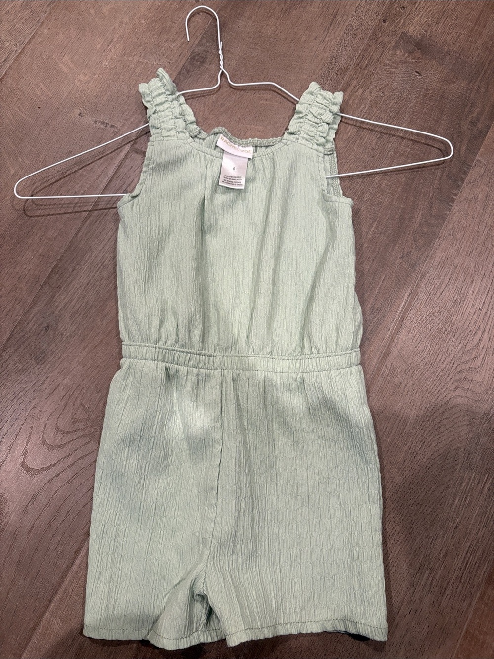 Girls' Light Mint Green Romper